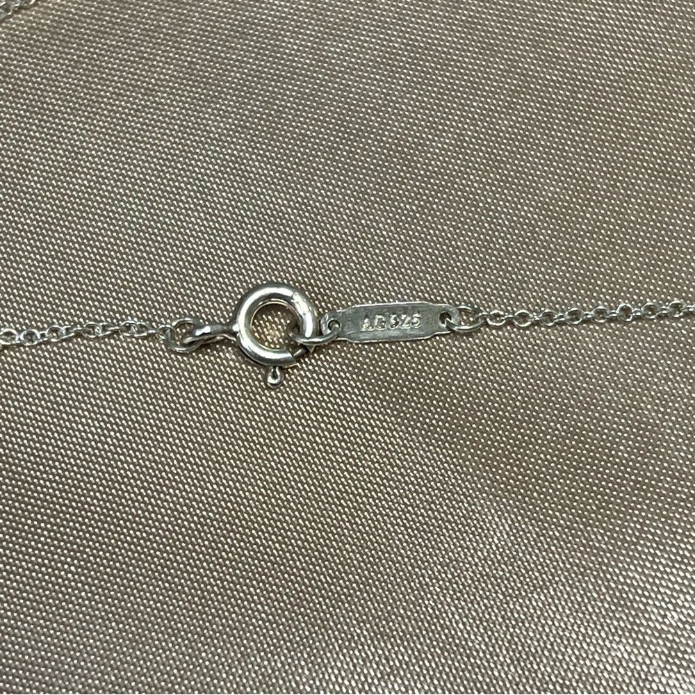 Tiffany & Co Elsa Peretti Snake Pendant Necklace Sterling Silver w/ Box & Pouch - Picture 7 of 16